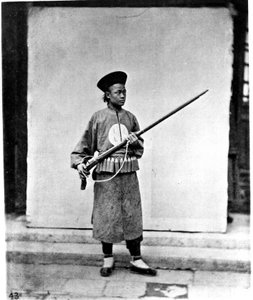 China, soldado, c.1870 (foto) de John Thomson