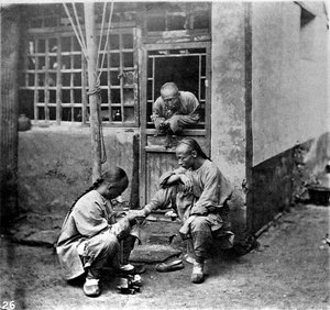 China, la pedicura, c.1870 de John Thomson