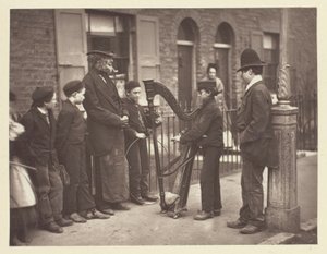Músicos callejeros italianos de John Thomson