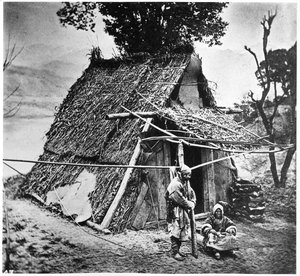 Cabaña de montaña, Provincia de Huzeh, c.1867-72 de John Thomson