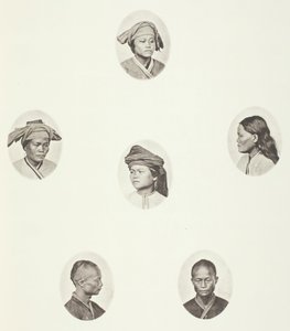 Cabeza Femenina Pepohoan, c. 1868 de John Thomson