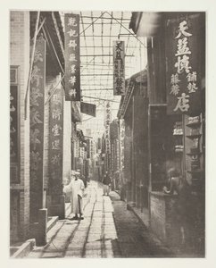 Calle Physic, Cantón, c.1868 de John Thomson