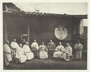 El abad y los monjes de Kushan de John Thomson