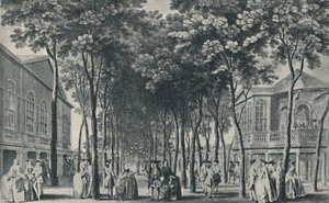 Sociedad en los Jardines de Marylebone, 1755, 1920 de John Tinney