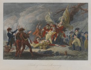Muerte del General Montgomery, 1775 de John Trumbull