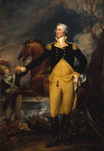 George Washington antes de la batalla de Trenton