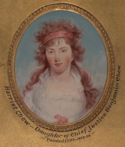 Harriet Chew (später Harriet Chew Carroll, 1775–1861)