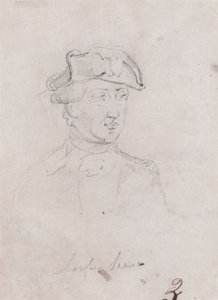 Mayor General Charles Lee, estudio para propuesta de John Trumbull