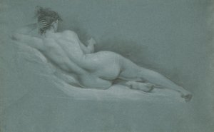 Desnuda reclinada, vista posterior de John Trumbull
