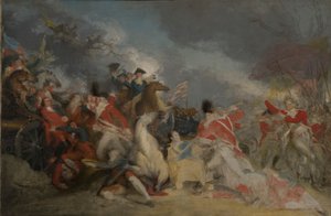 La muerte del general Mercer en la batalla de Princeton, 3 de enero de 1777 (versión inacabada)