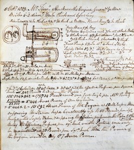 Detalles de Sans Pareil del cuaderno de Rastrick, Pruebas de Rainhill, 1829 de John Urpeth Rastrick