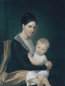 Sra. Marinus Willett y su hijo Marinus, Jr. de John Vanderlyn