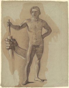 Estudio para "El Desembarco de Colón" de John Vanderlyn