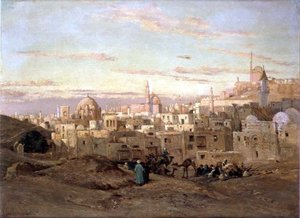 El Cairo desde el sur de John Varley