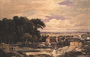 Frognal, Hampstead, c.1825 de John Varley