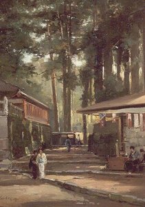 Escena de Calle Japonesa de John Varley