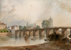 Puente viejo de Battersea de John Varley