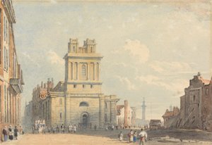Vista de New Street, cerca del Puente de Londres de John Varley