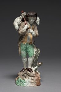 La oveja perdida, hecho por la Fábrica de Staffordshire, c.1770 de John Voyez