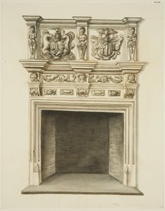 Chimenea en la antigua residencia de Sir John Knight, Temple Street de John W. Brett