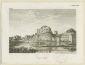 Castillo de Tamworth: grabado, nd [c 1798]