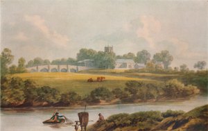 Bangor Is-y-Coed, Denbighshire, c1795 de John Warwick Smith