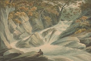 Hafod: Parte superior de la cascada de John Warwick Smith