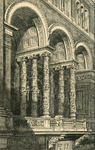 Receso central en el cuadrángulo principal, c1860s, 1881
