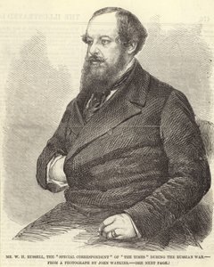 Retrato de Sir William Howard Russell de John Watkins
