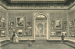 La Galería Sheepshanks, Museo de South Kensington, c1860s, 1881 de John Watkins