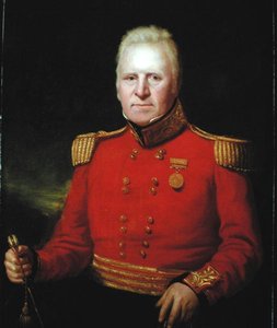 Retrato de Sir David Baird (1757-1829) con la medalla de oro de la Honorable Compañía de las Indias Orientales de la campaña egipcia de 1801 de John Watson Gordon