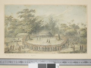La recepción del Capitán Cook en Hapaee de John Webber