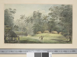 F.8 Un Fiatooka, o Morai en Tongataboo, c.1773-84 de John Webber