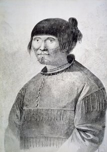 Retrato de nativo tatuado de la isla de Unalaska de John Webber