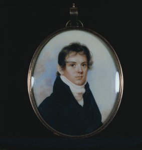 Retrato de un hombre, c. 1810 de John Wesley Jarvis