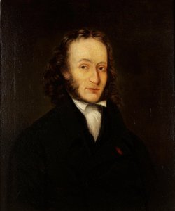 Retrato de Niccolò Paganini 1782-1840, 1836 de John Whittle