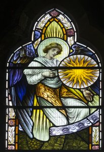 Ángel Sosteniendo la Luna