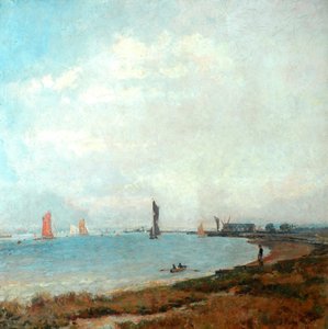 Puerto de Poole, c.1900-08 de John William Buxton Knight