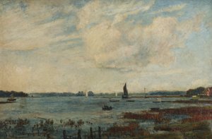 Tidal Breeze, Gosport, Hampshire (óleo sobre lienzo) de John William Buxton Knight