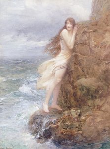 Enrollando la madeja de John William Godward
