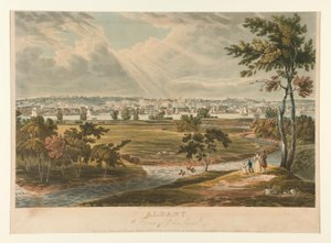 Albany / Desde Greenbush de John William Hill