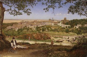 Ariccia, cerca de Roma, Italia de John William Inchbold