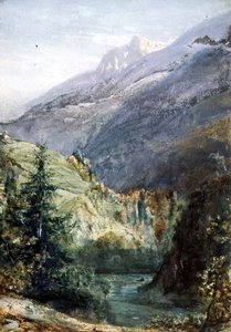 En el camino de Sepey, Suiza de John William Inchbold