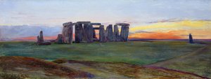 Stonehenge de John William Inchbold