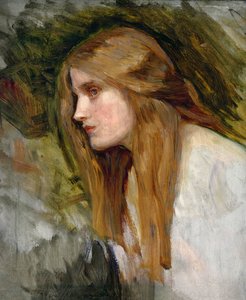 Cabeza de una niña, c.1896