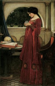 La Bola de Cristal de John William Waterhouse