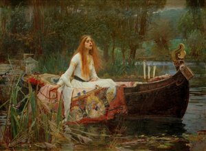 La dama de Shalott de John William Waterhouse