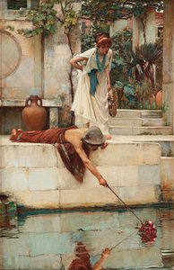 El rescate, c. 1890 de John William Waterhouse