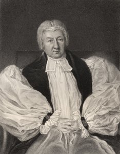 Herbert Marsh, Lord Obispo de Peterborough, grabado por John Cochran, de 