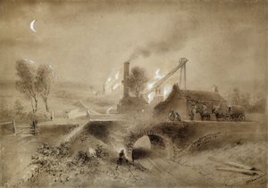 Cabeza de mina y ferrocarril de John Wilson (after) Carmichael